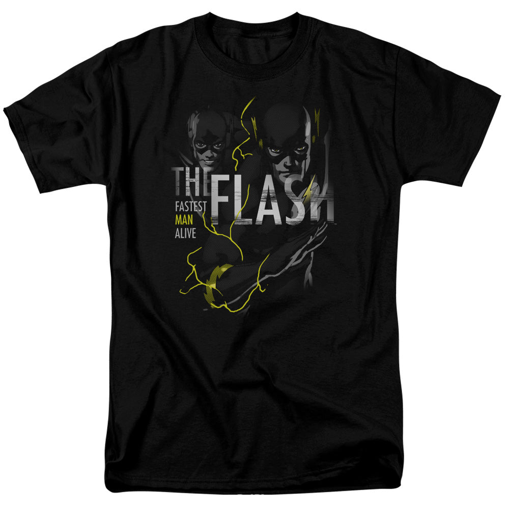 Dc Flash Bold Flash Mens T Shirt Black Officially Licensed