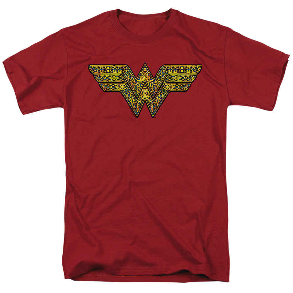 Dc Wonder Woman Celtic Wonder Mens T Shirt Cardinal Officially Licensed