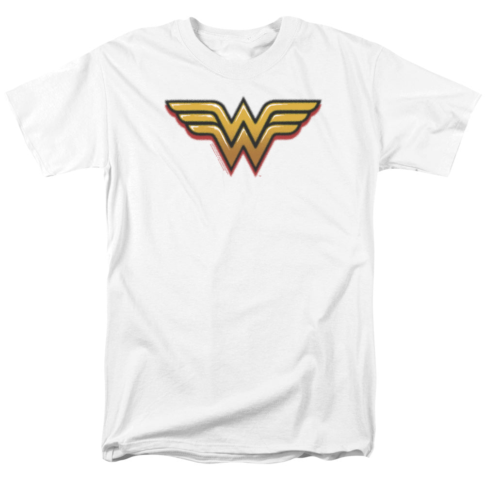 Dc Wonder Woman Airbrush Ww Mens T Shirt White Officially Licensed