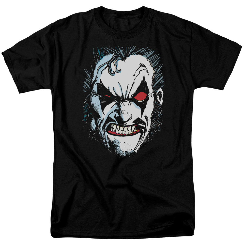 Justice League Of America In Lo Face Mens T Shirt Black Officially Licensed