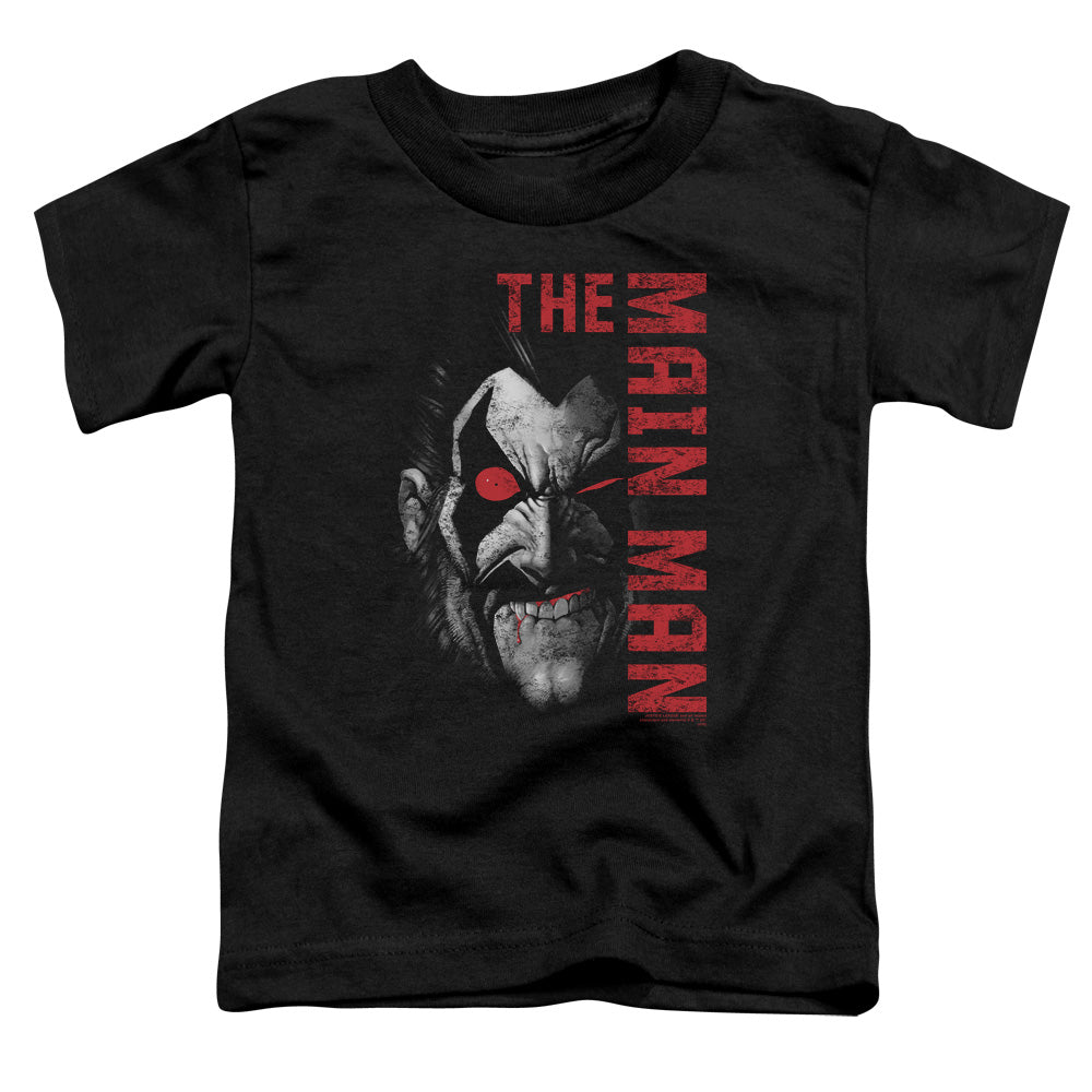 Justice League Main Man Toddler Kids Youth T Shirt Black Officially Licensed