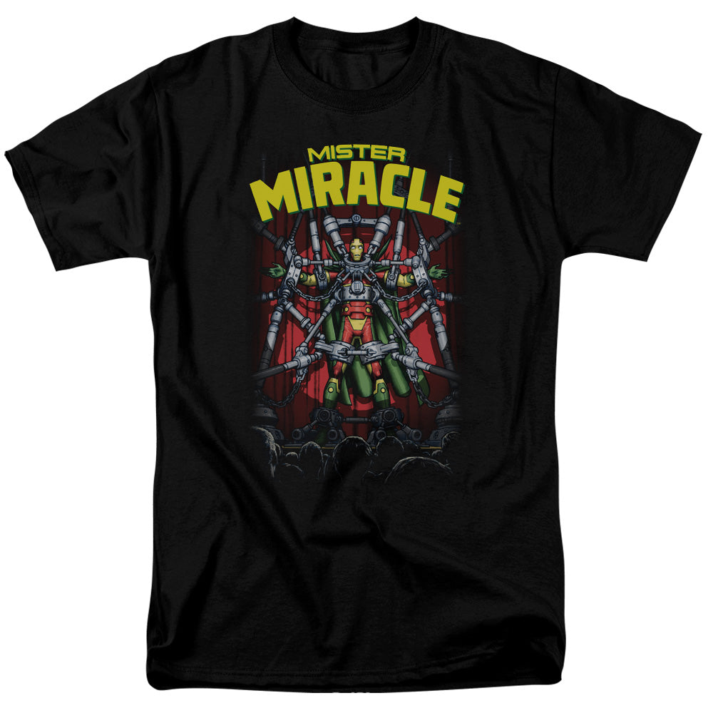 Justice League Of America Mister Miracle Mens T Shirt Black Officially Licensed