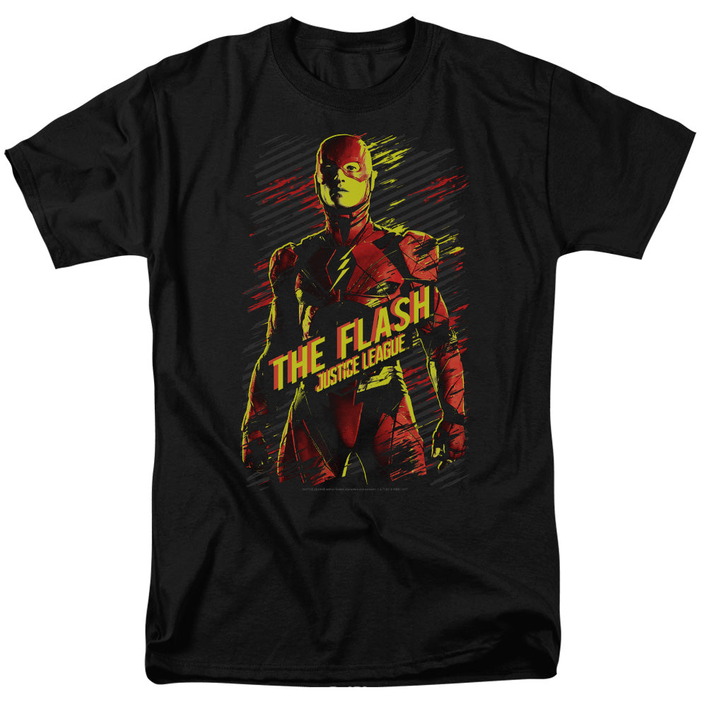 Justice League Movie The Flash Mens T Shirt Black Officially Licensed