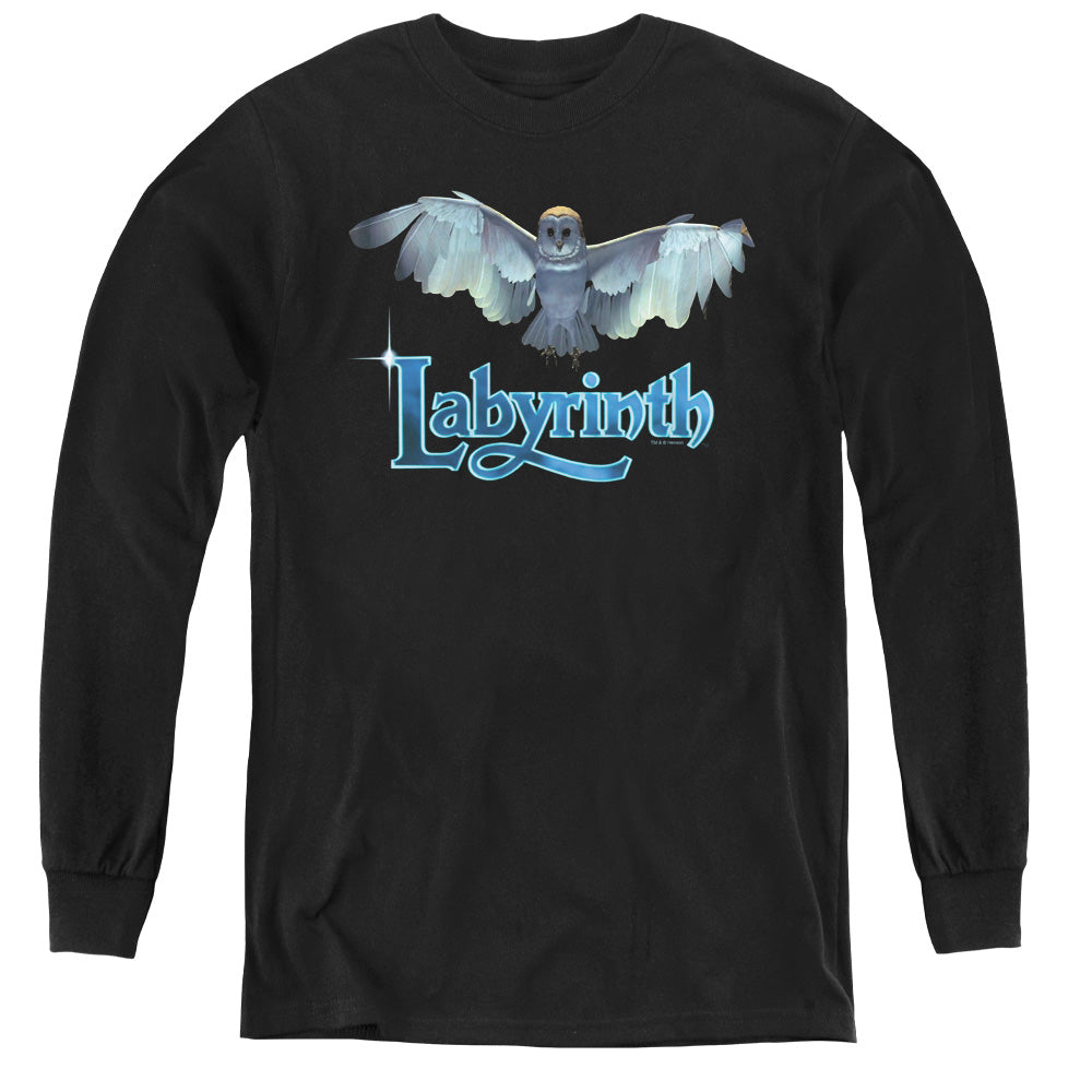 Labyrinth Title Sequence Long Sleeve Kids Youth T Shirt Black Officially Licensed
