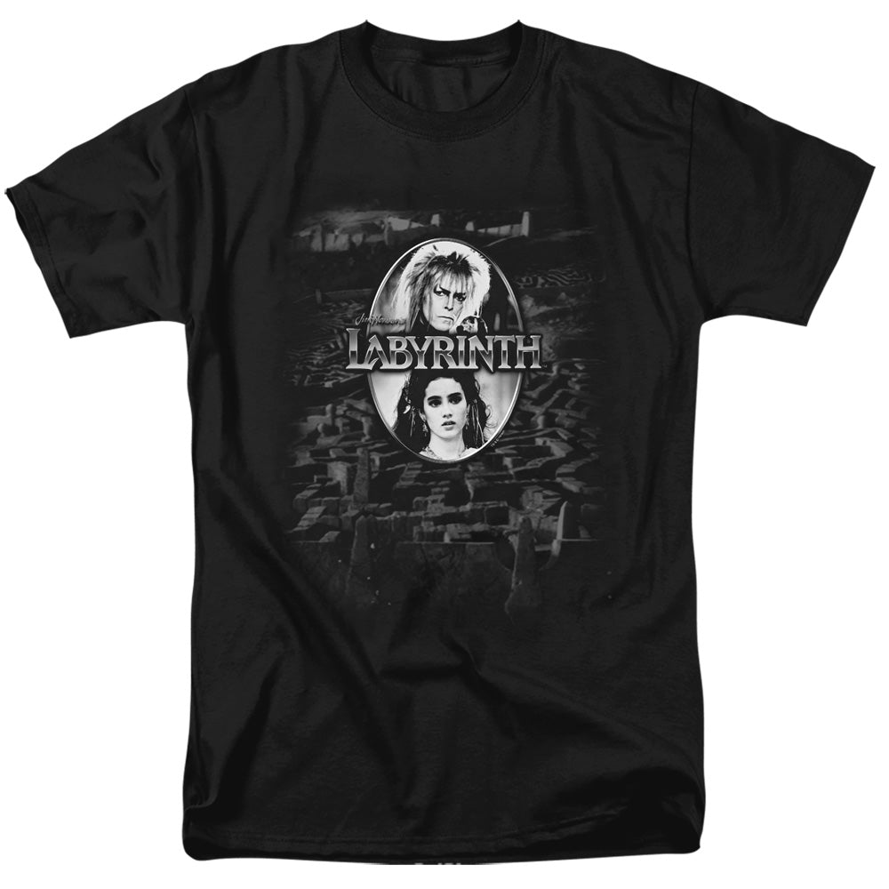 Labyrinth Maze Mens T Shirt Black Officially Licensed