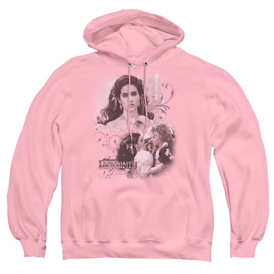 Labyrinth Sarah Mens Hoodie Pink Officially Licensed