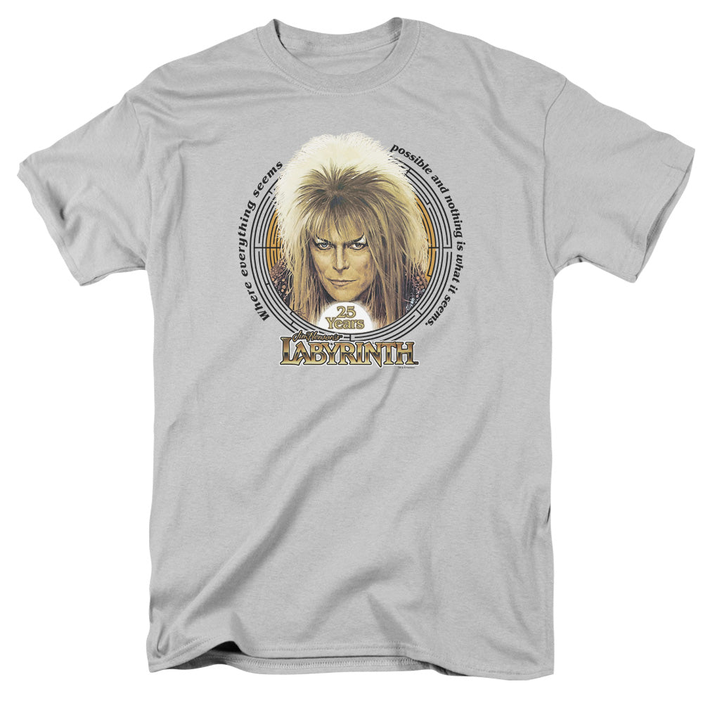 Labyrinth 25 Years Mens T Shirt Silver Officially Licensed