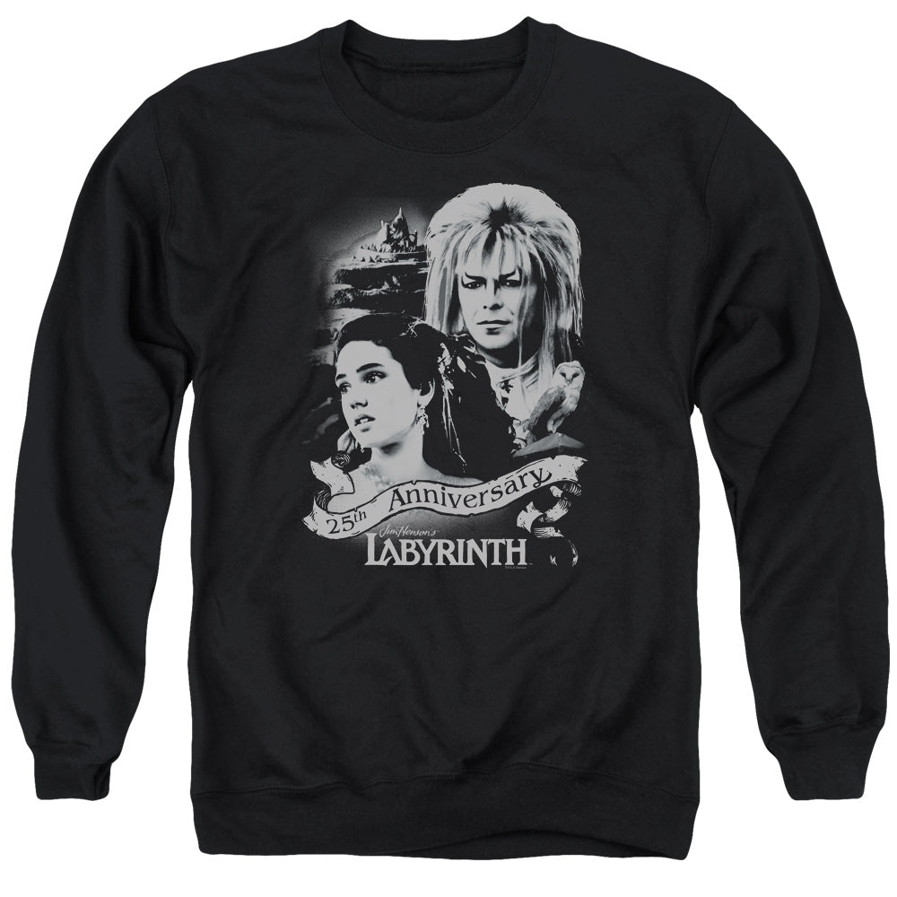 Labyrinth Anniversary Mens Crewneck Sweatshirt Black Officially Licensed