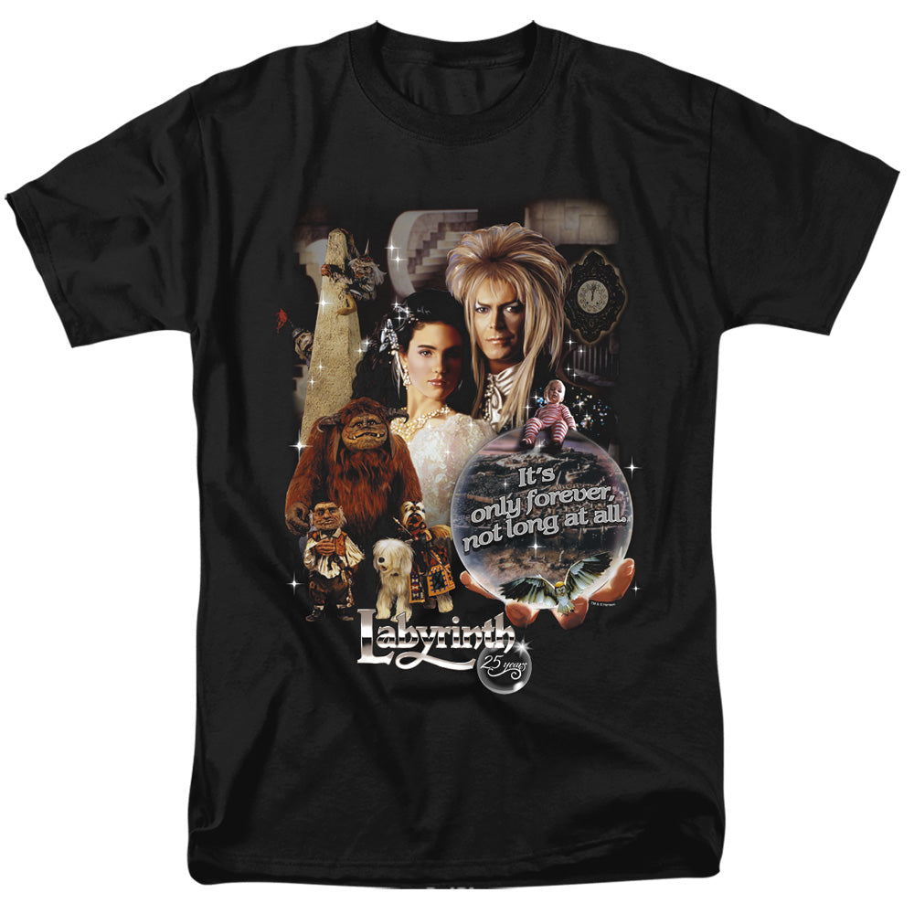 Labyrinth 25 Years Of Magic Mens T Shirt Black Officially Licensed