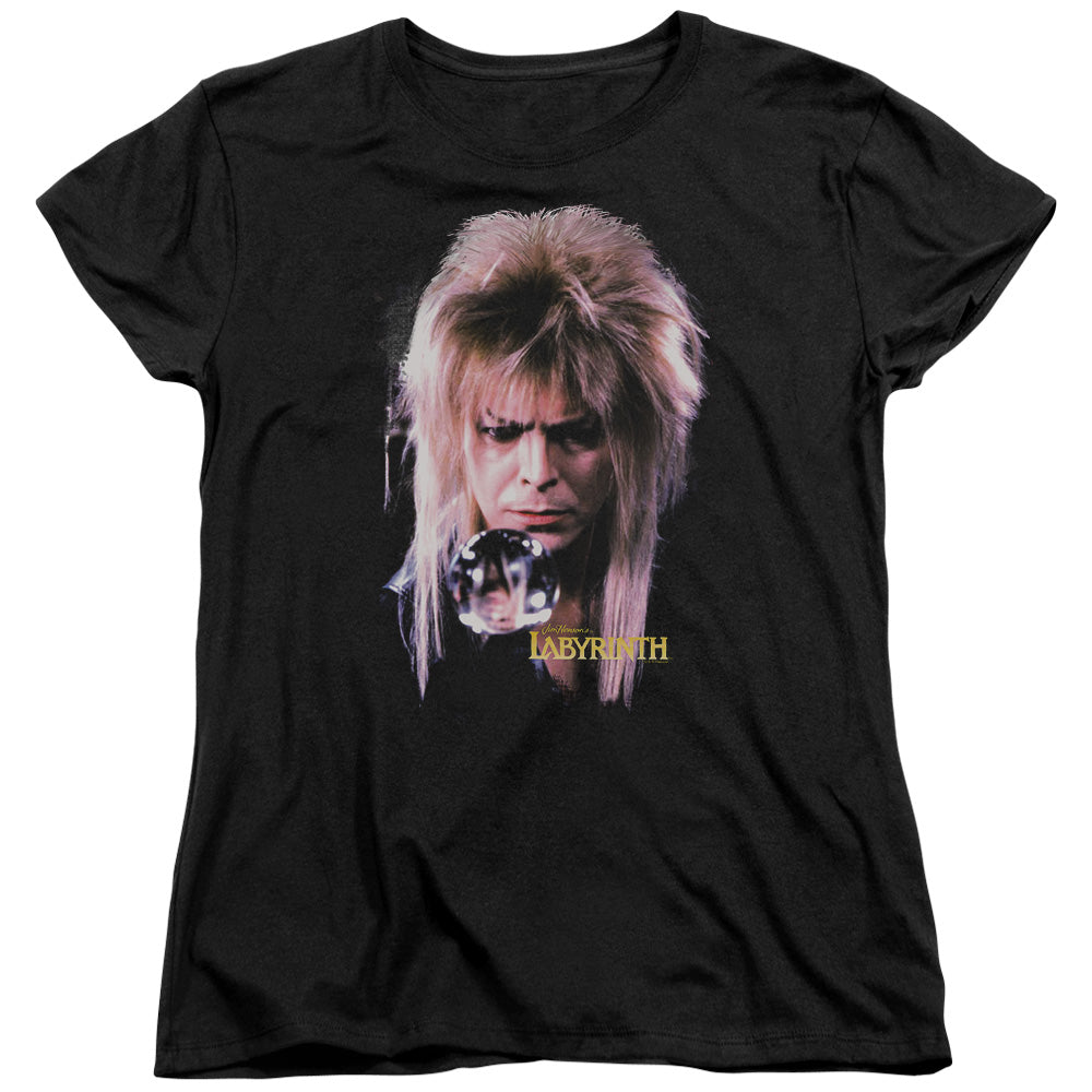Labyrinth Goblin King Womens T Shirt Black Officially Licensed
