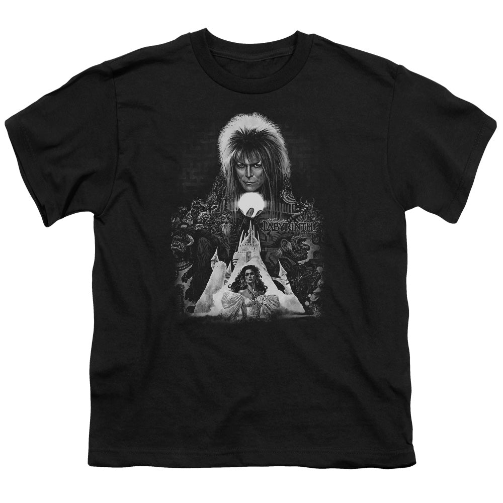 Labyrinth Castle Kids Youth T Shirt Black Officially Licensed