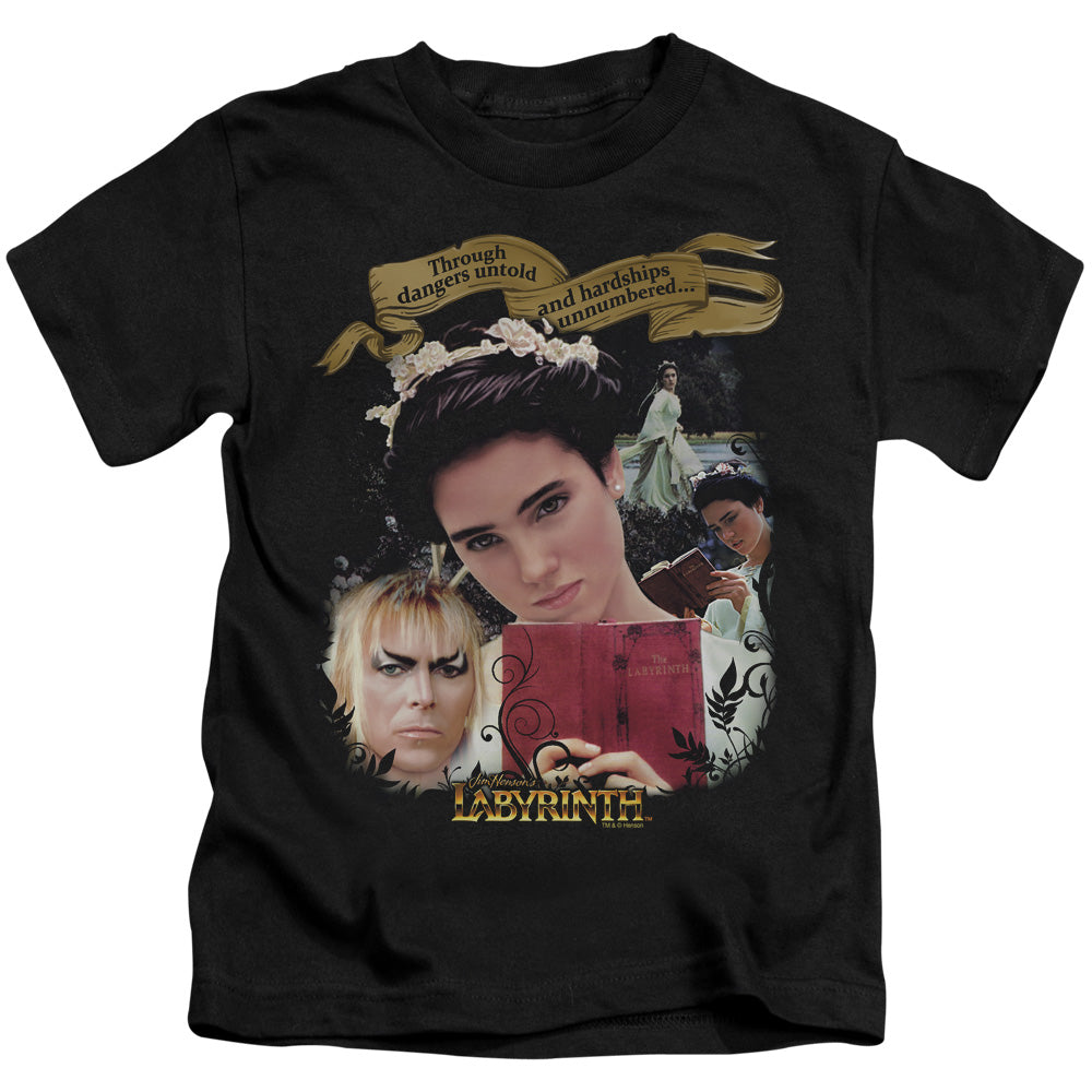 Labyrinth Dangers Untold Juvenile Kids Youth T Shirt Black Officially Licensed