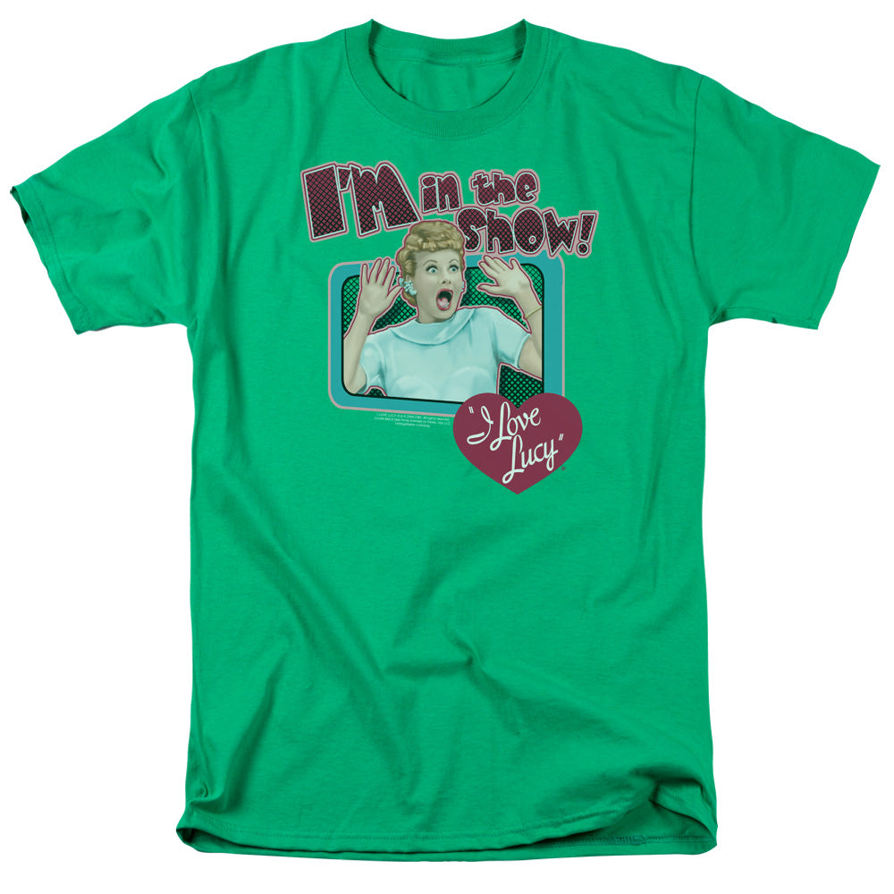 I Love Lucy Put Me In The Show Mens T Shirt Kelly Green Officially Licensed