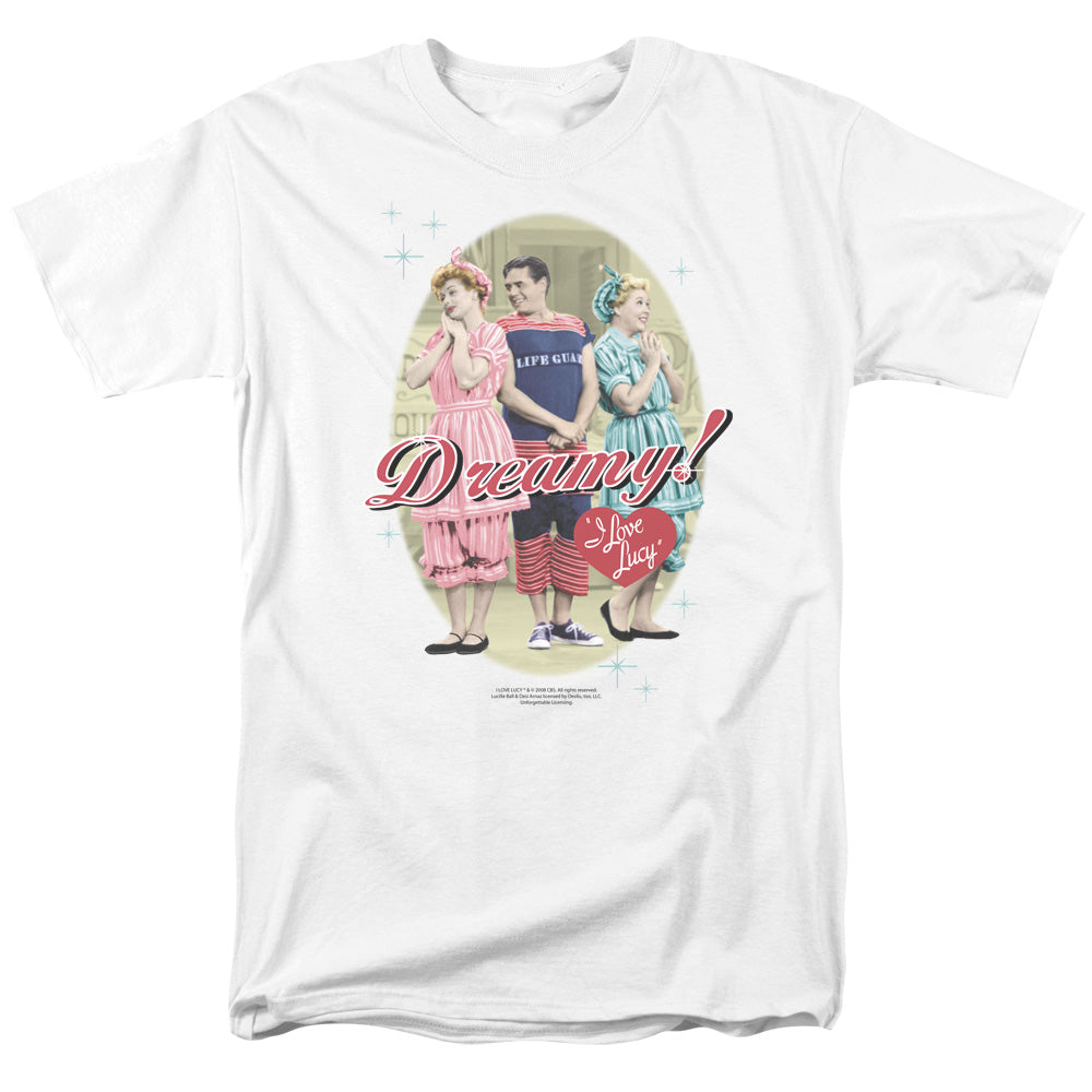 I Love Lucy Dreamy! Mens T Shirt White Officially Licensed