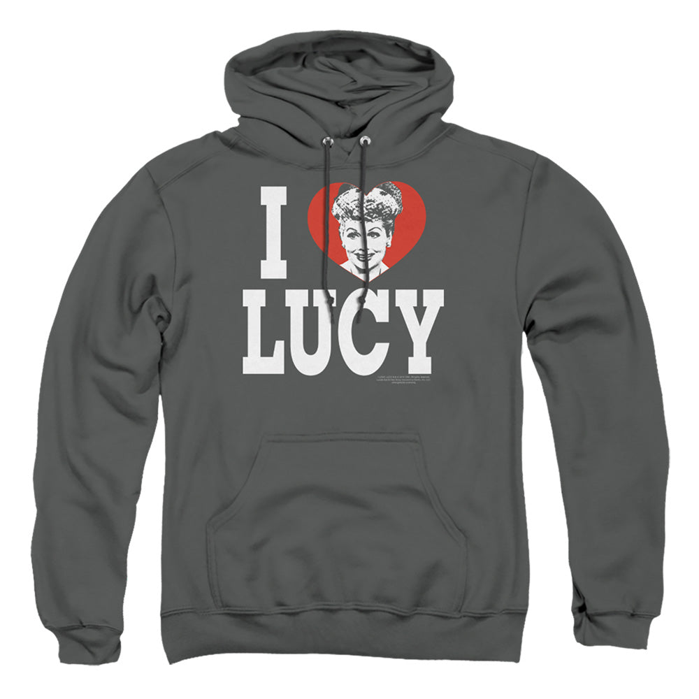 I Love Lucy I Love Lucy Mens Hoodie Charcoal Officially Licensed