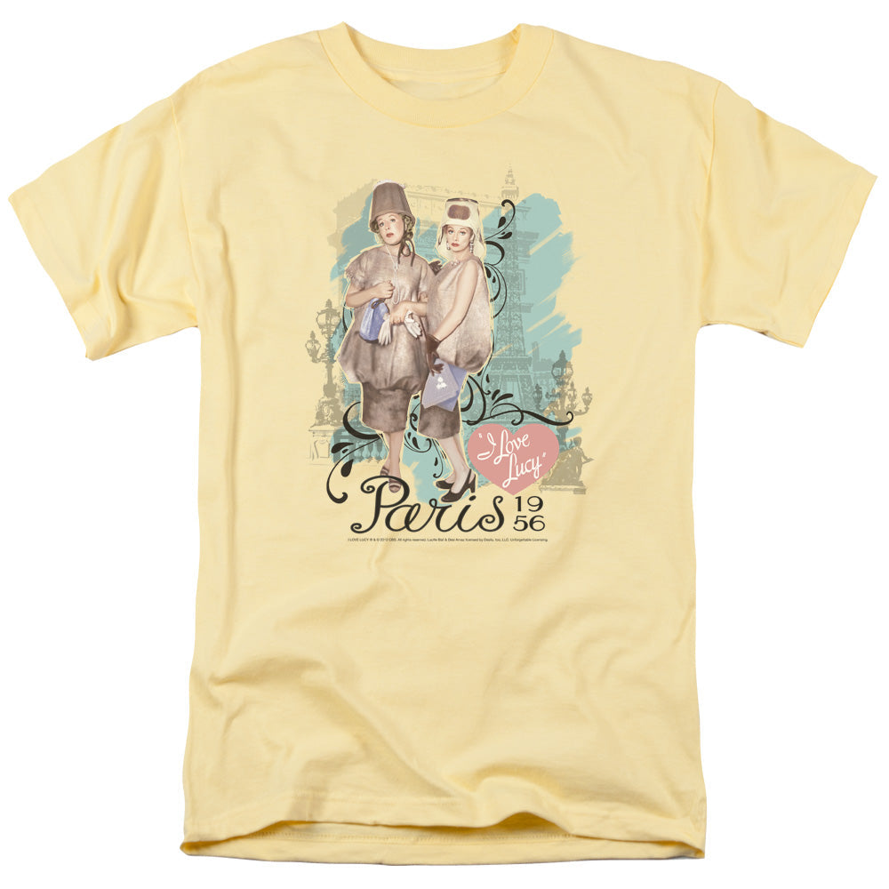 I Love Lucy Paris Dress Mens T Shirt Banana Officially Licensed