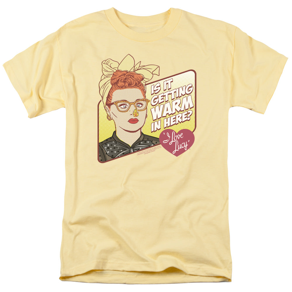 I Love Lucy Warm In Here Mens T Shirt Banana Officially Licensed