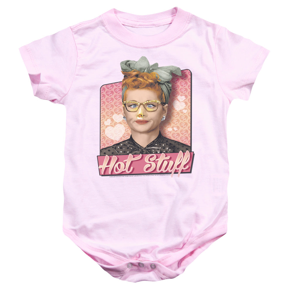 I Love Lucy Hot Stuff Infant Baby Snapsuit Pink Officially Licensed