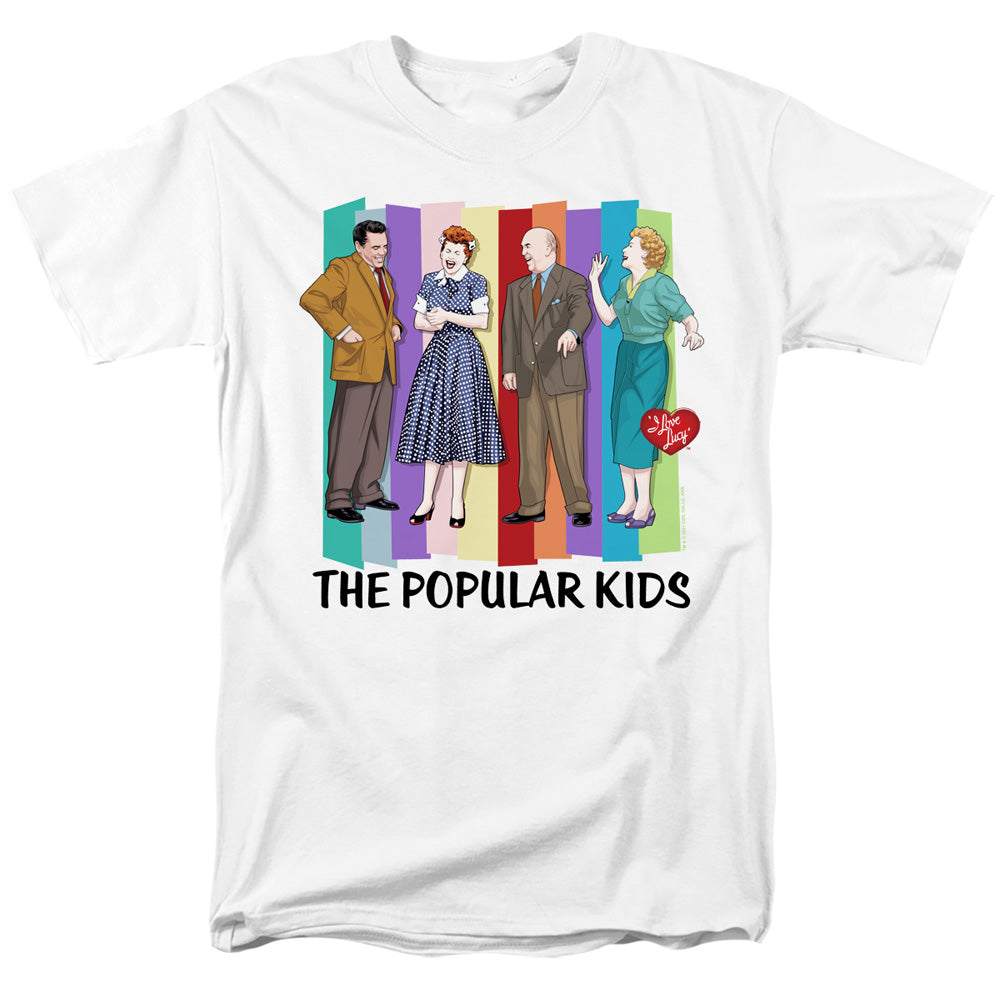 I Love Lucy The Popular Kids Mens T Shirt White Officially Licensed