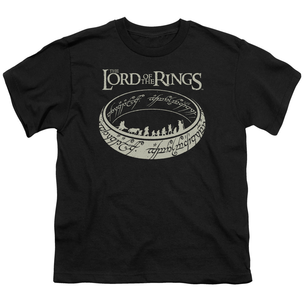 Lord Of The Rings the Journey Kids Youth T Shirt Black Officially Licensed