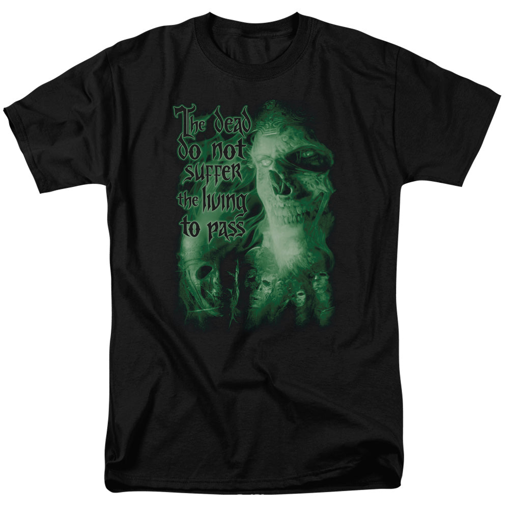 Lord Of The Rings King Of The Dead Mens T Shirt Black Officially Licensed