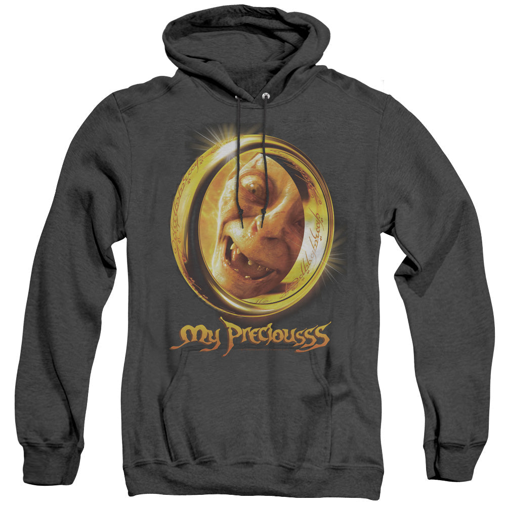 Lor My Precious Heather Mens Hoodie Black