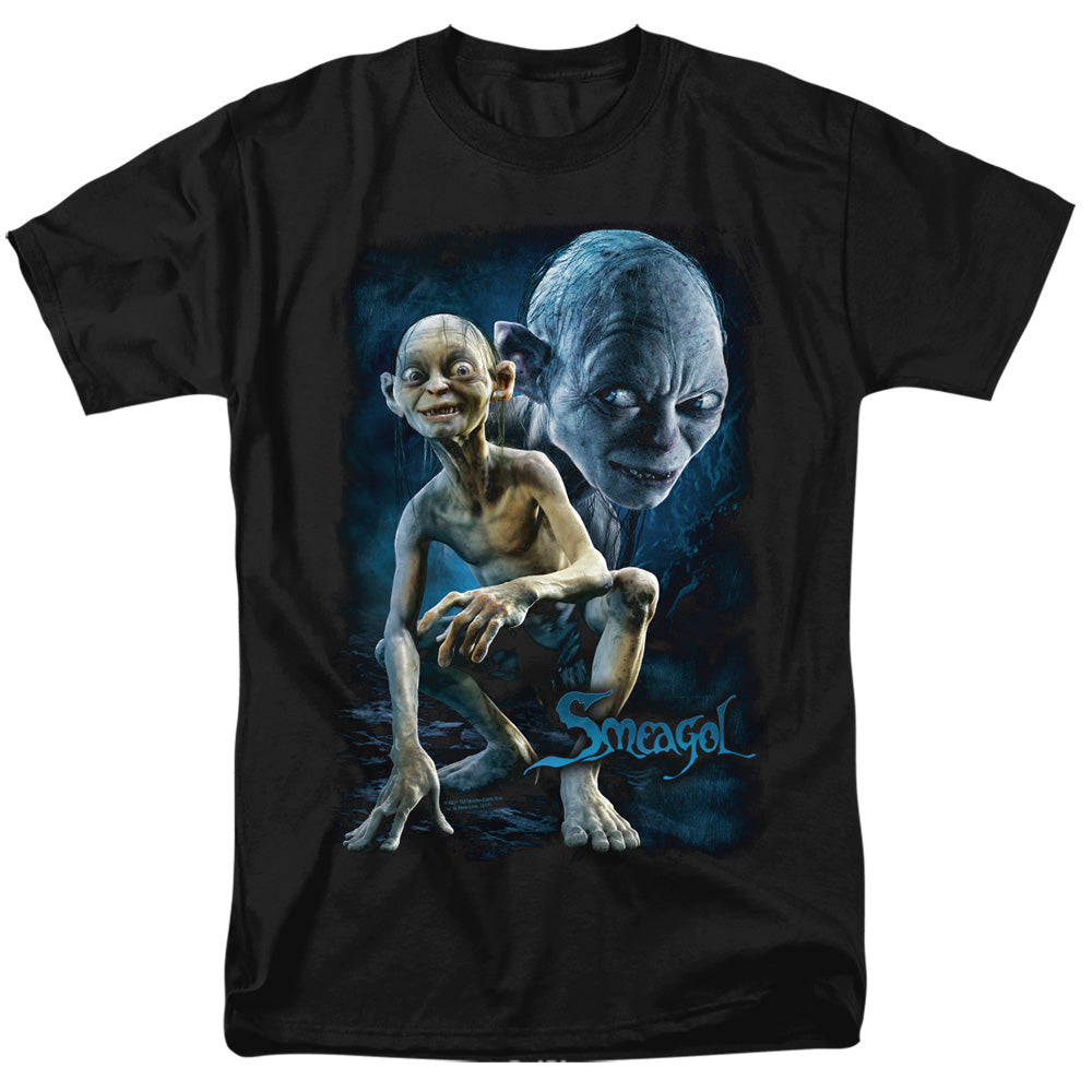 Lord Of The Rings Smeagol Mens T Shirt Black Officially Licensed