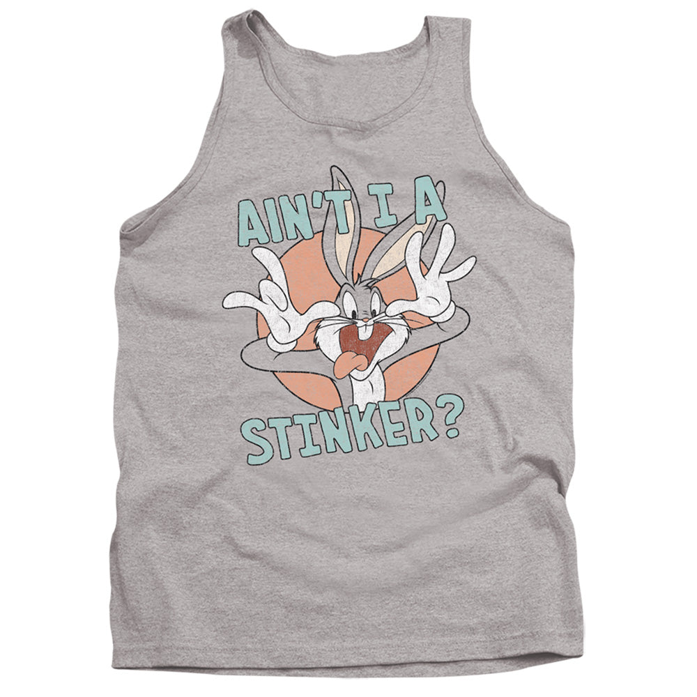 Looney Tunes Aint I A Stinker Mens Tank Top Shirt Athletic Heather Officially Licensed