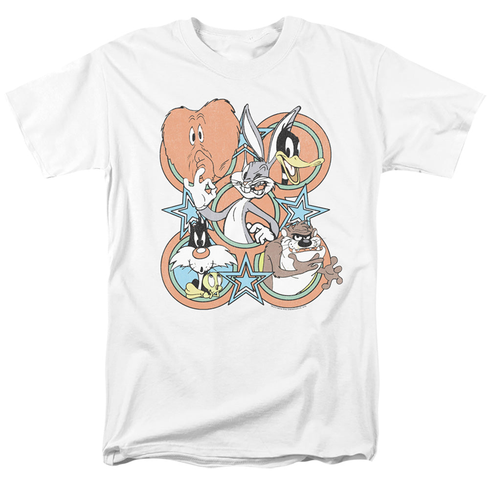 Looney Tunes Screen Stars Mens T Shirt White Officially Licensed