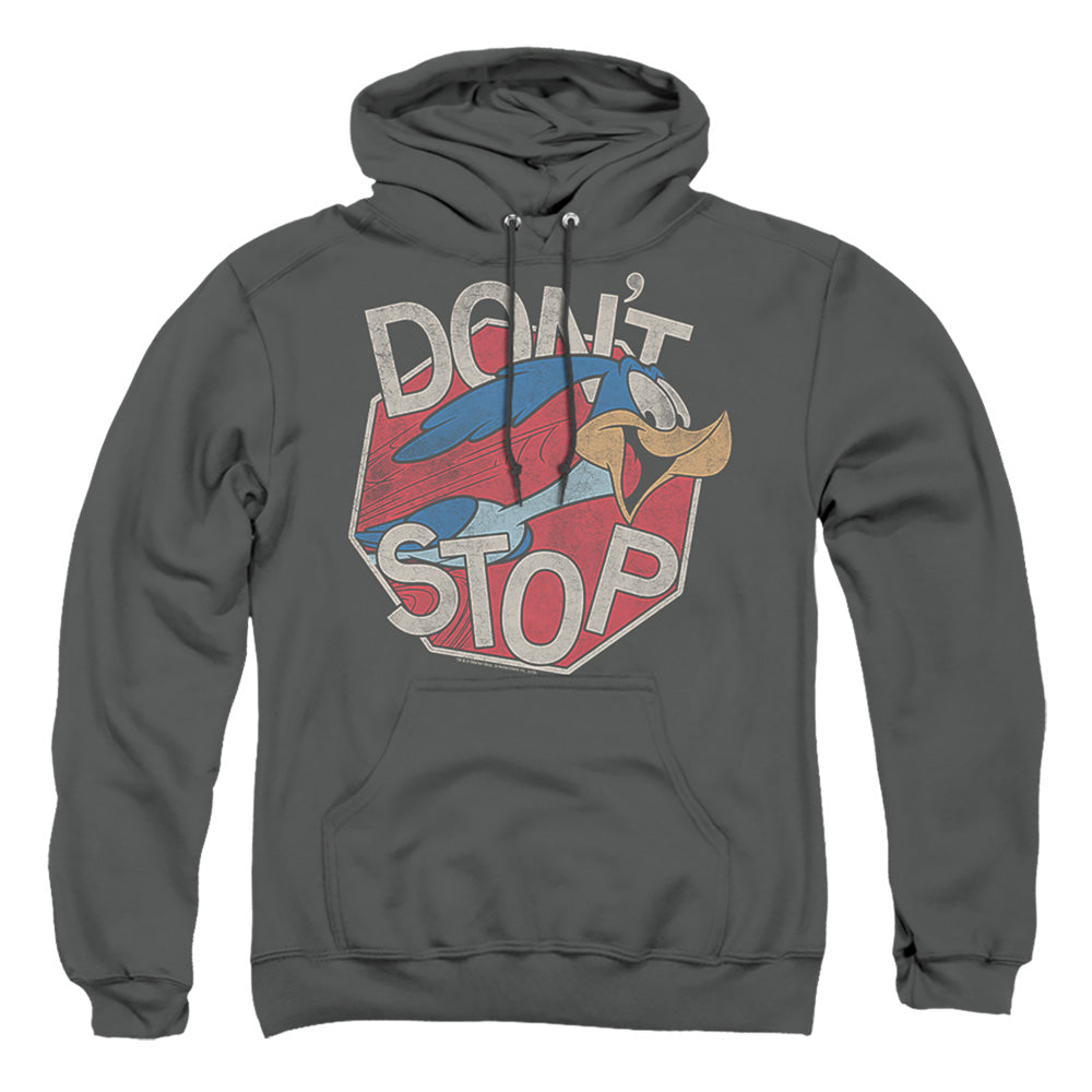 Looney Tunes Dont Stop Mens Hoodie Charcoal Officially Licensed