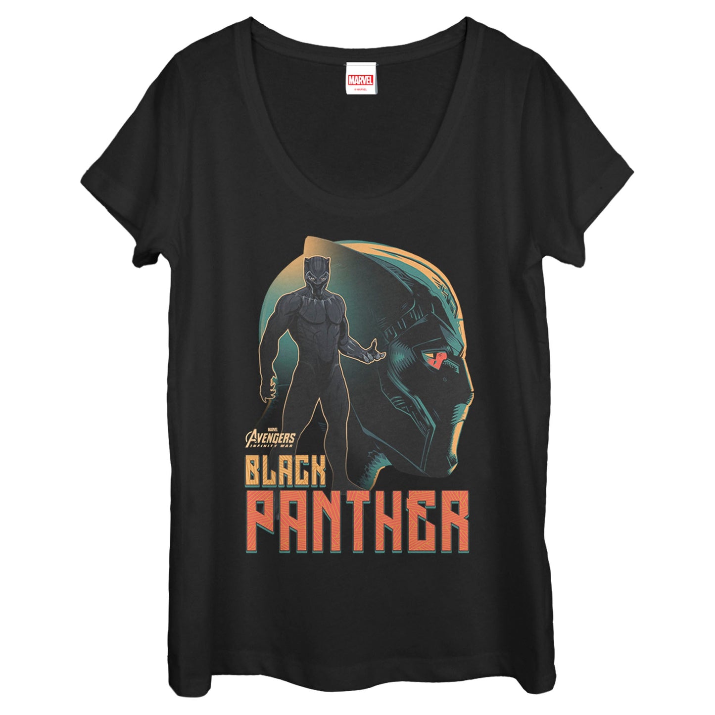 Marvel King Wakanda Sil Scoop Neck Women's T Shirt