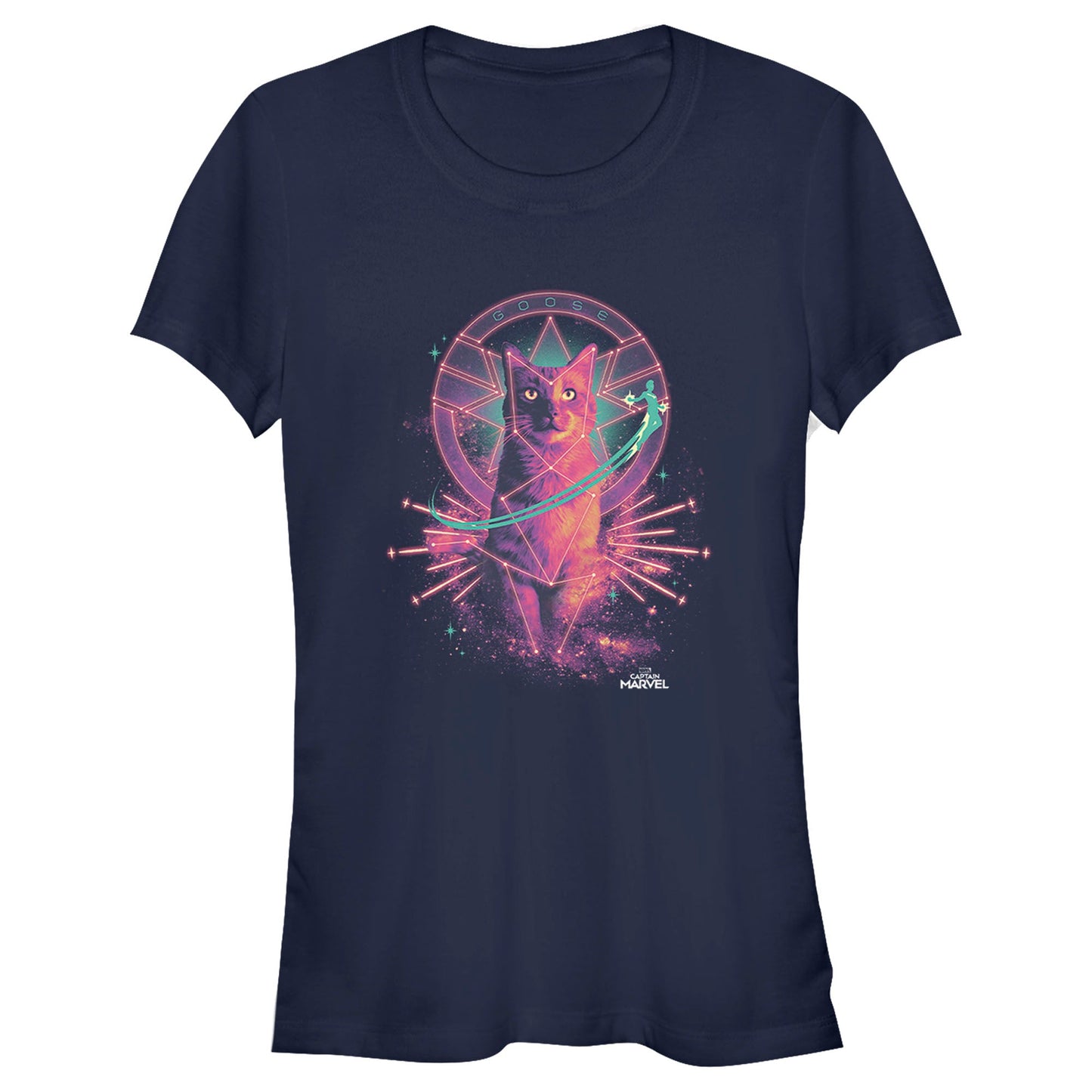 Marvel Cat Goose Junior's T Shirt