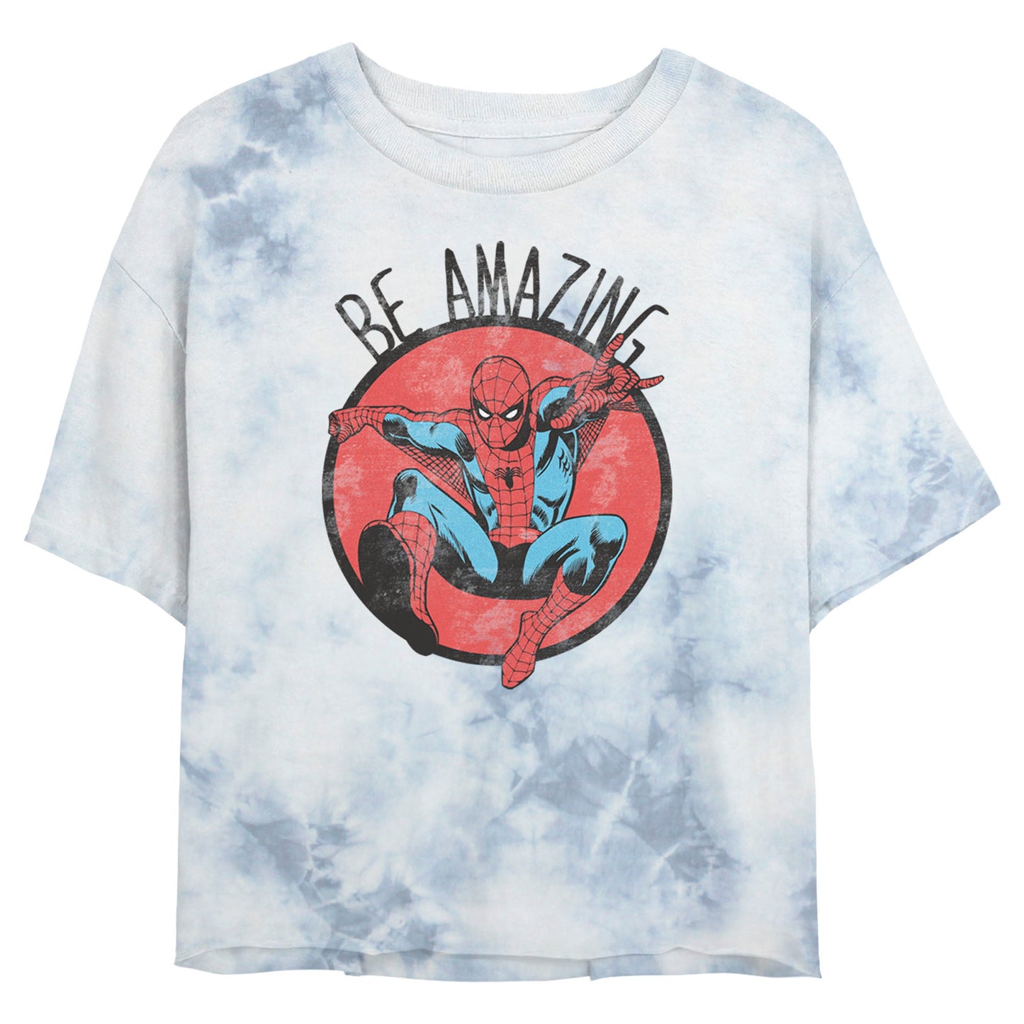 Marvel Be Amazing Bombard Junior's Tie-Dye T-Shirt