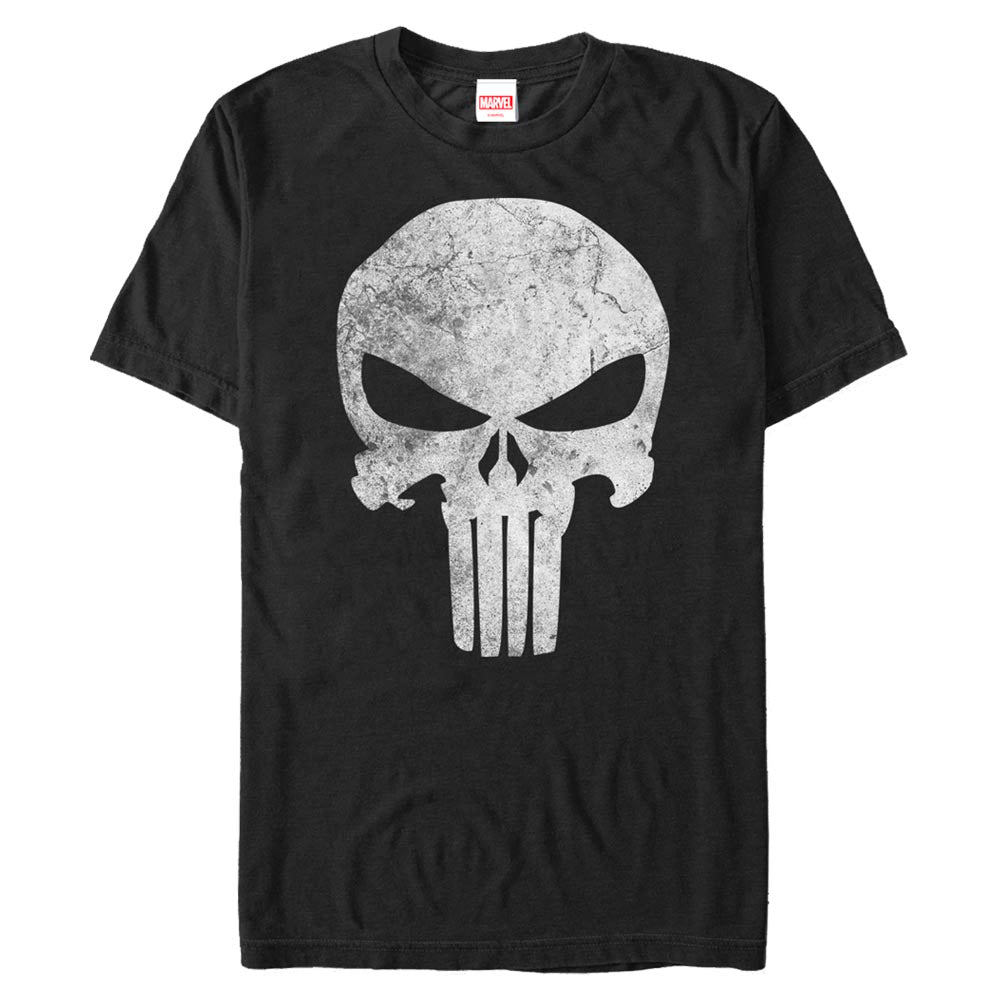Marvel Punisher Distressed Skull Mens T Shirt