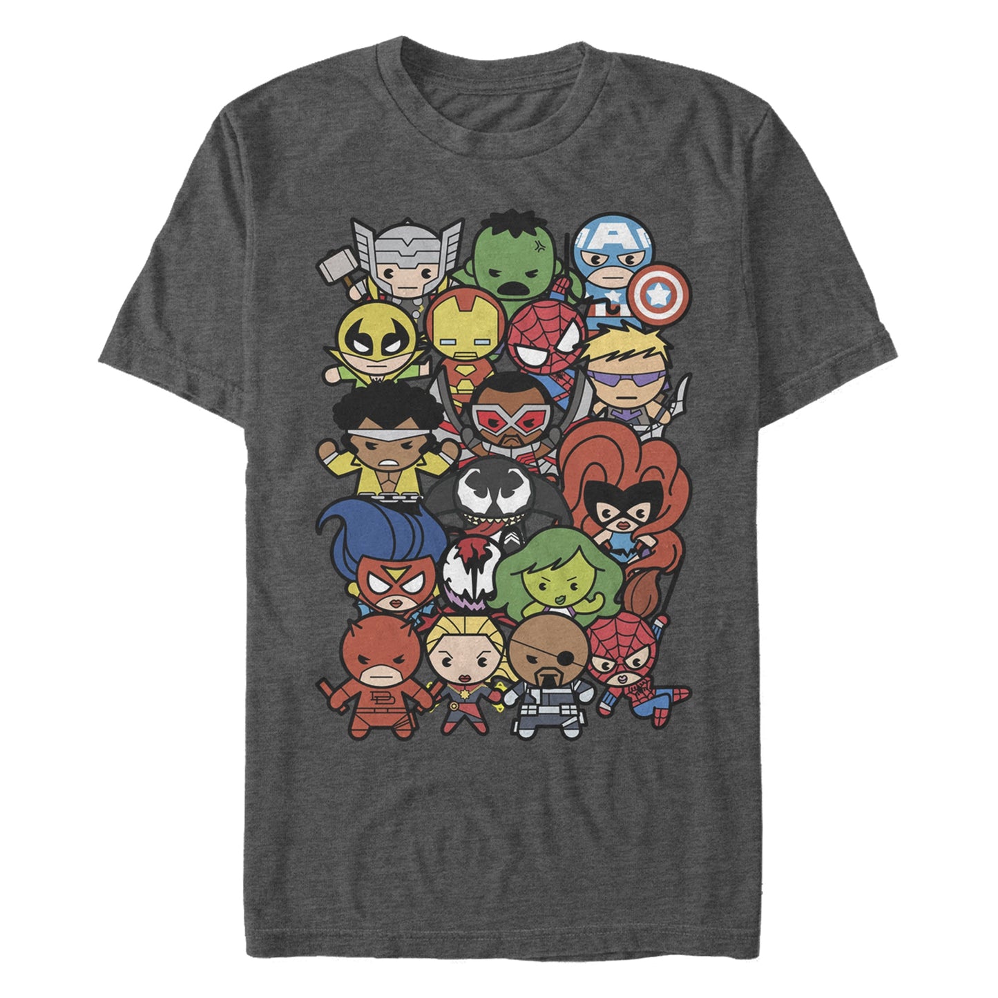 Marvel Pile Up Mens T Shirt