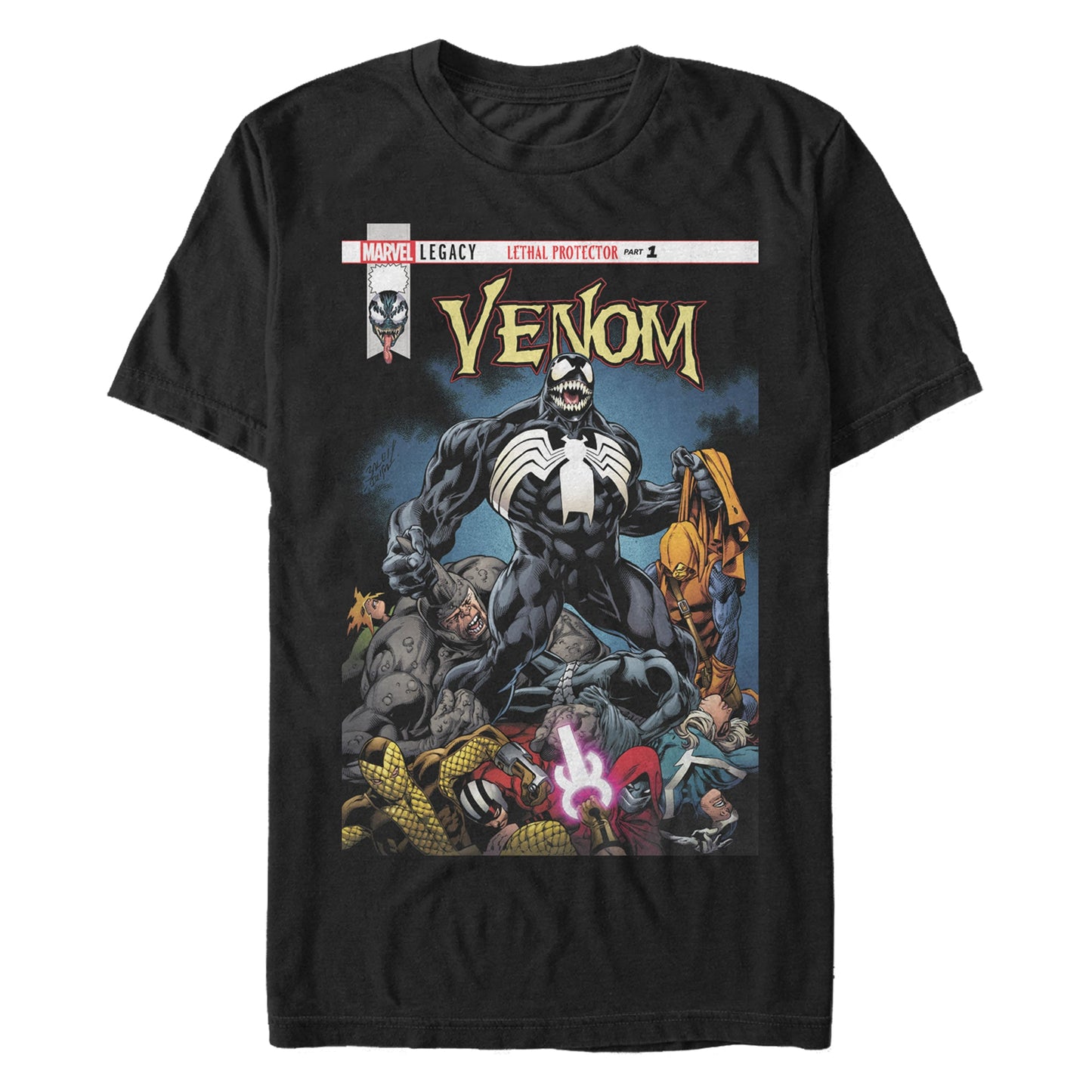 Marvel Venomized Cover Mens T Shirt
