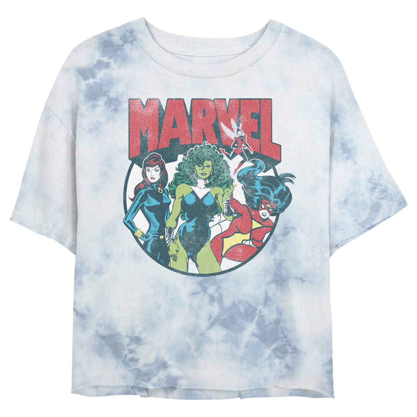 Marvel Marvel Gals Bombard Tie-Dye Juniors T Shirt