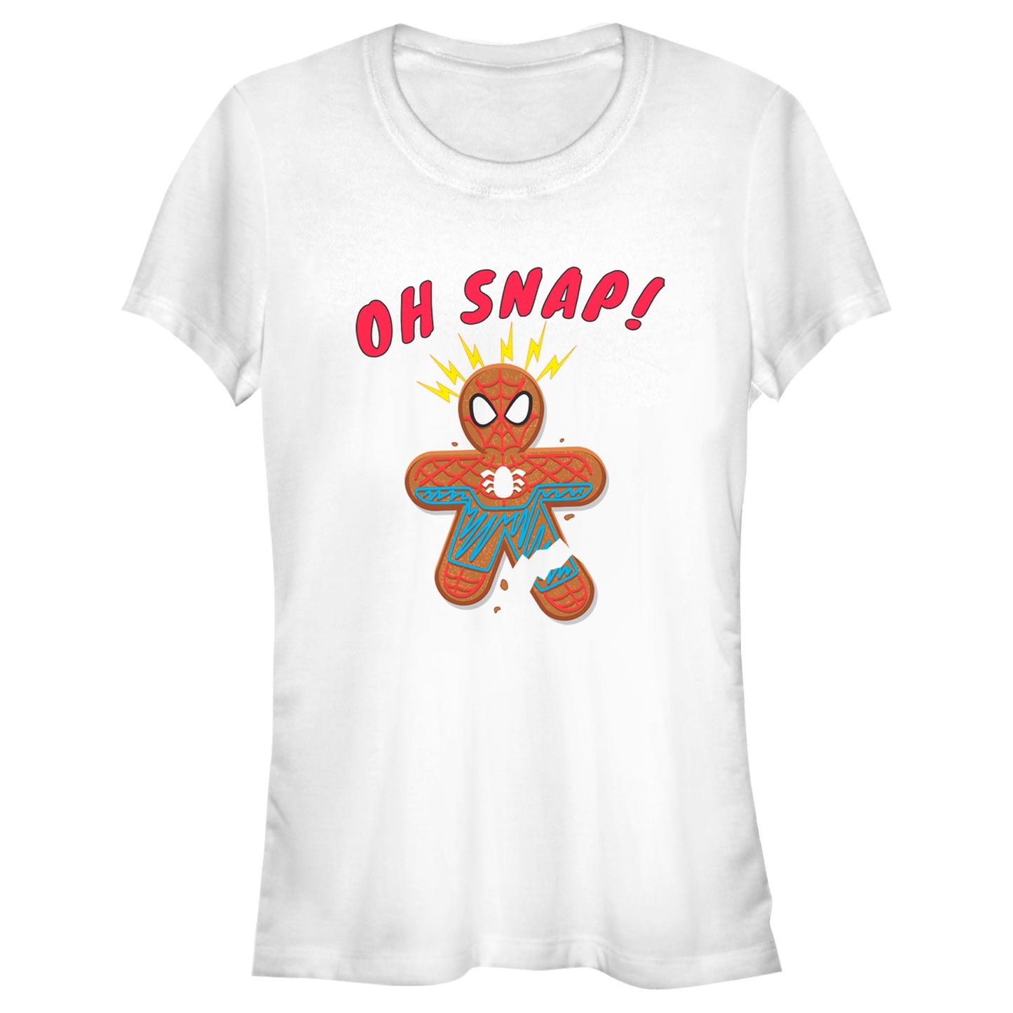 Marvel Spider Cookie Junior's Womens T Shirt