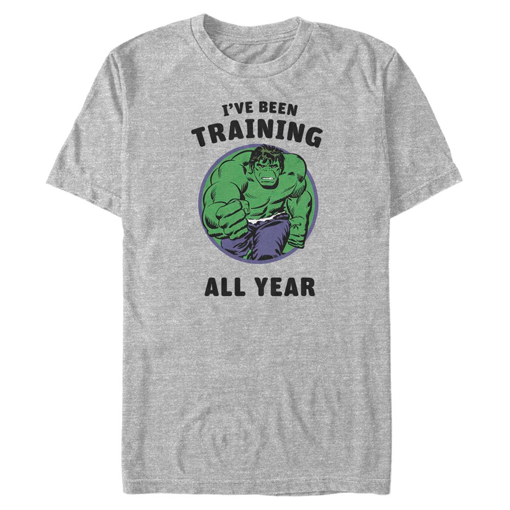 Marvel Hulk Year Training Mens T Shirt