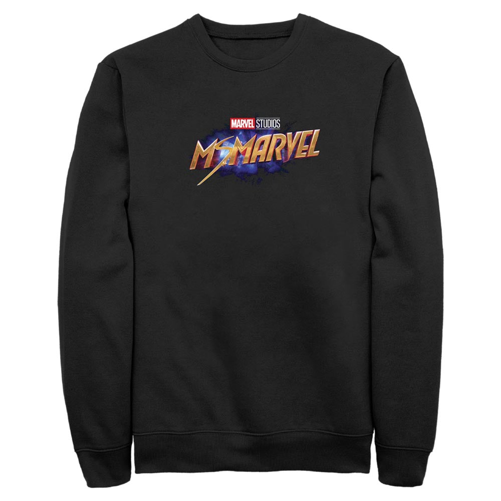 Marvel Ms Logo Mens Crewneck Sweatshirt