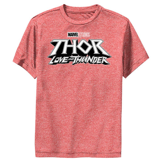 Marvel Black Logo Boys Kids T Shirt