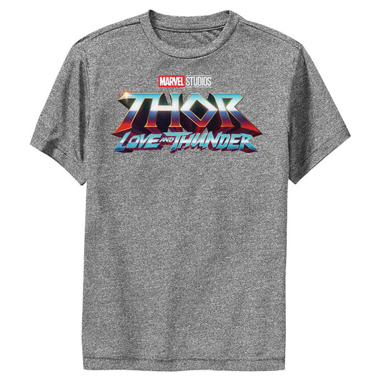 Marvel Thunder Logo Boys Kids T Shirt
