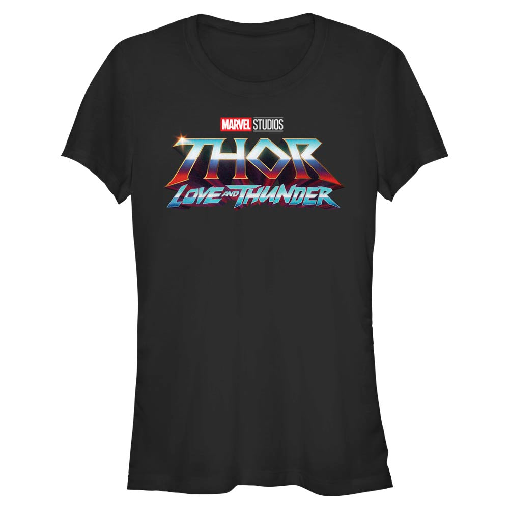Marvel Thunder Logo Juniors T Shirt