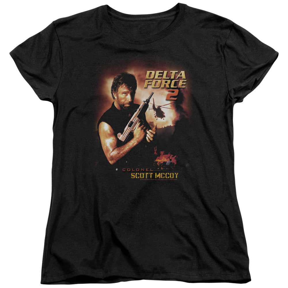 Delta Force Delta Force 2 Womens T Shirt Black Officially Licensed