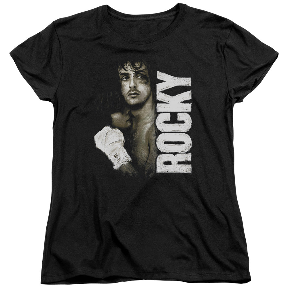 Rocky Painted Rocky Womens T Shirt Black Officially Licensed