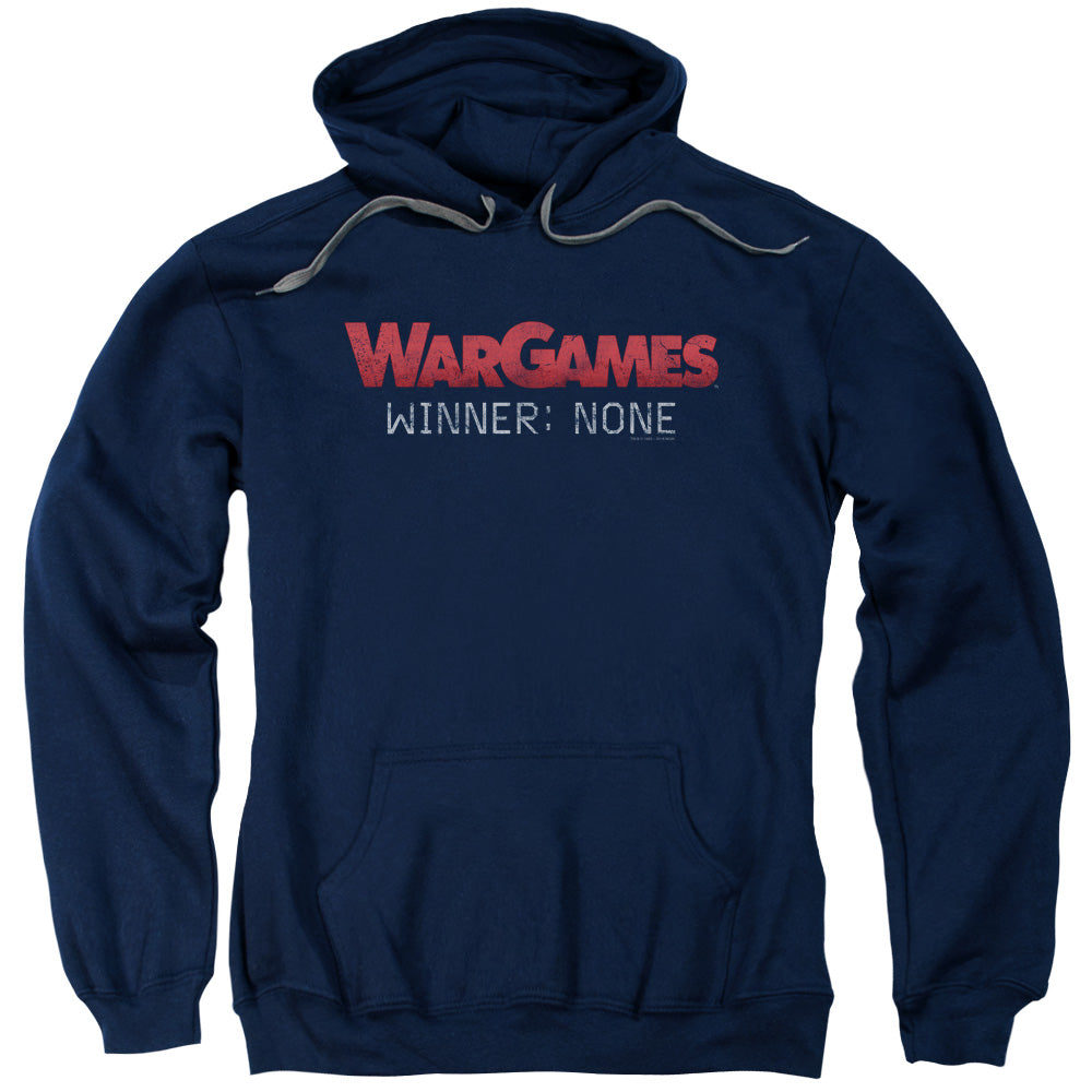 WarGames No Winners Mens Hoodie Navy Blue Officially Licensed
