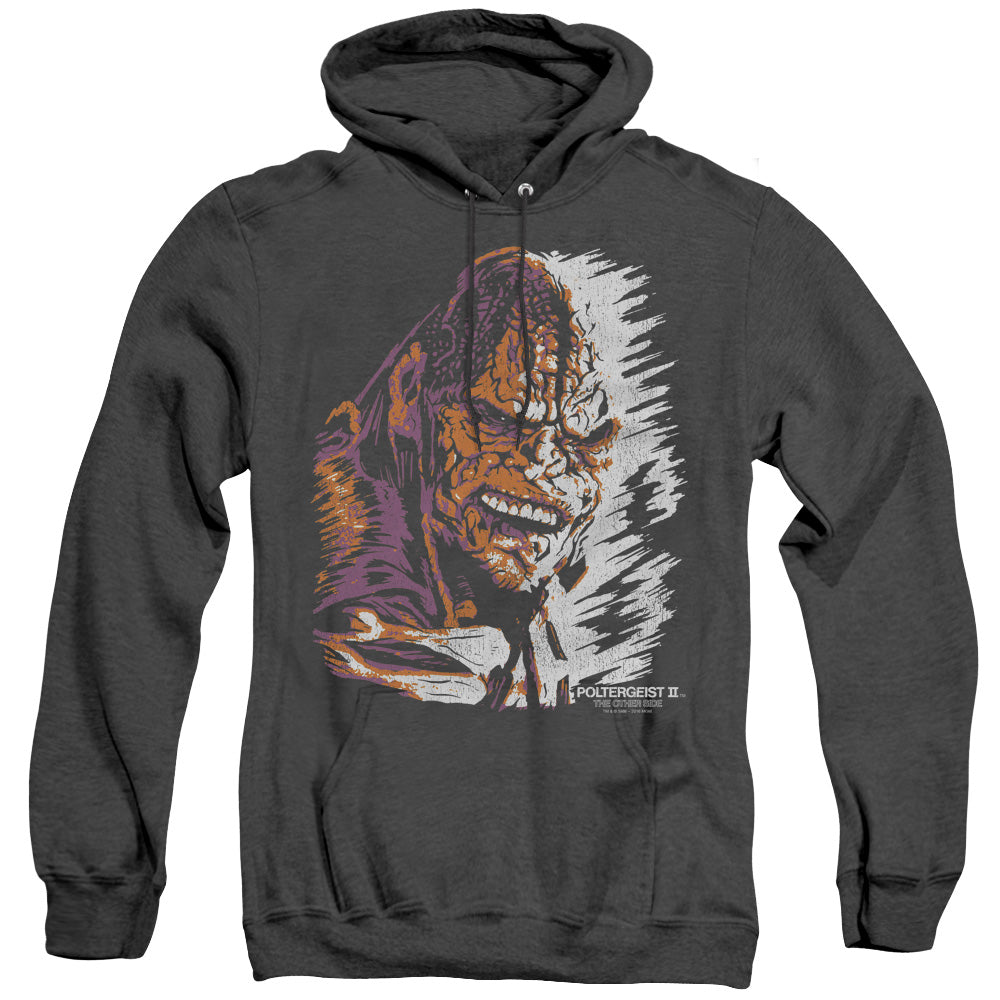 Poltergeist Ii Kane Worm Mens Heather Hoodie Black Officially Licensed
