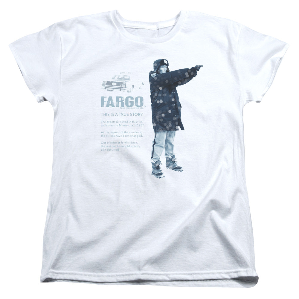 Fargo This Is A True Story Womens T Shirt White Officially Licensed