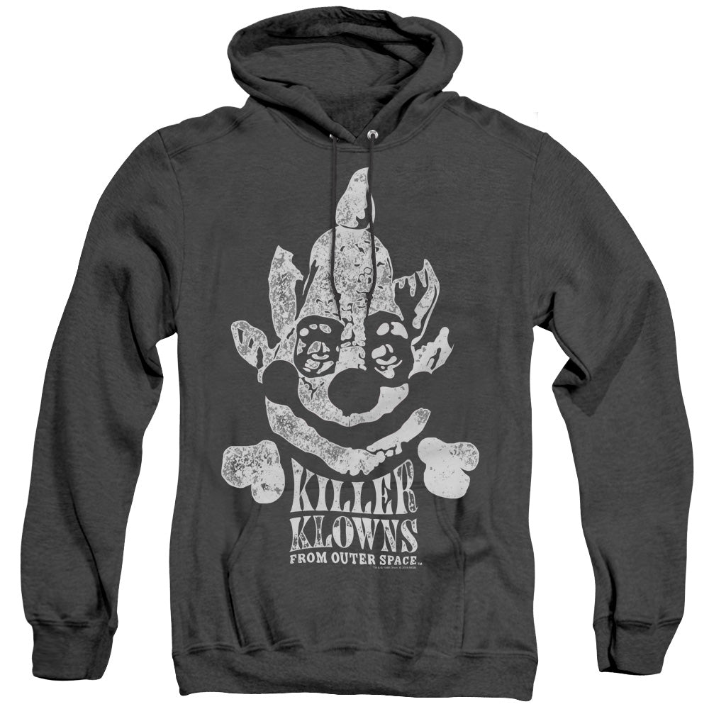 Killer Klowns From Outer Space Kreepy Mens Heather Hoodie Black Officially Licensed