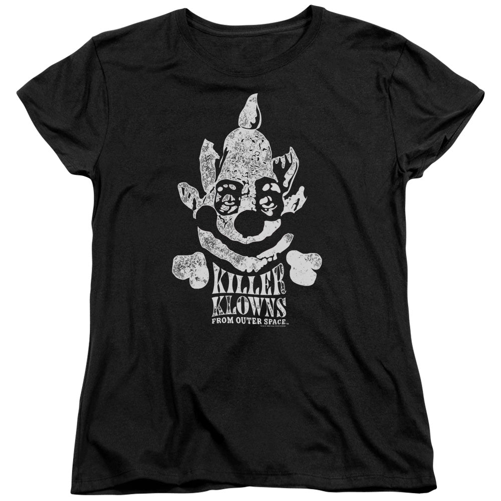 Killer Klowns From Outer Space Kreepy Womens T Shirt Black Officially Licensed